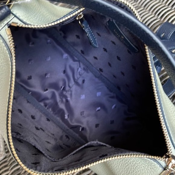 Kate Spade Pebbled Leather Crossbody Bag Light Pistachio Multi - Picture 8 of 16